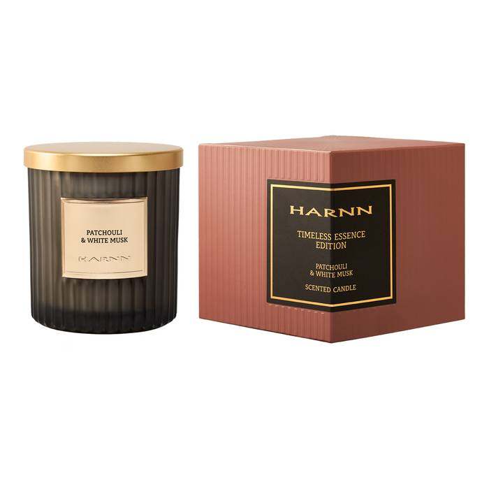 HARNN PATCHOULI & WHITE MUSK SCENTED CANDLE 180 G