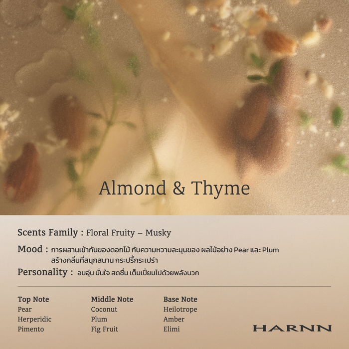 HARNN ALMOND & THYME EAU DE TOILETTE 12 ML 1