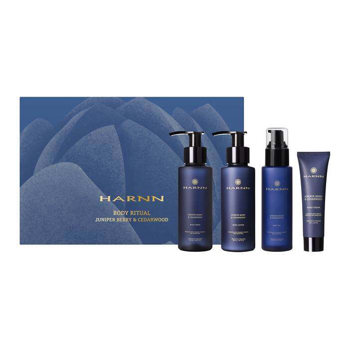 HARNN BODY RITUAL JUNIPER BERRY & CEDARWOOD GIFT SET