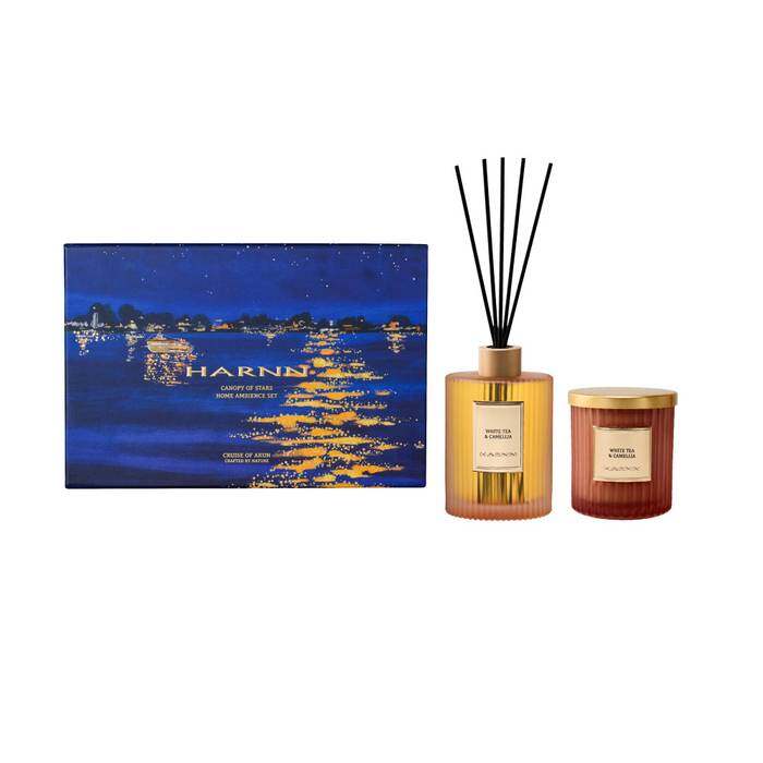 HARNN CANOPY OF STARS HOME AMBIENCE SET  WHITE TEA & CAMELLIA