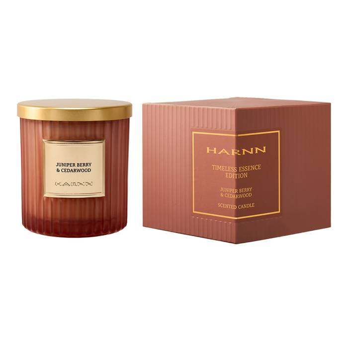 HARNN JUNIPER BERRY & CEDARWOOD SCENTED CANDLE 180 G