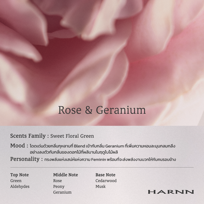 HARNN ROSE & GERANIUM EAU DE TOILETTE 12 ML 1