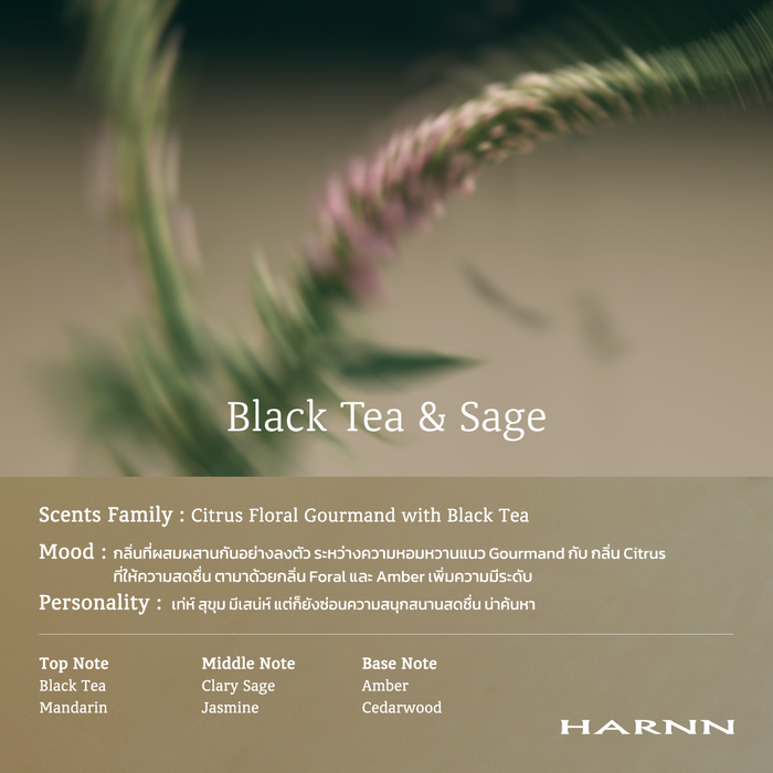 HARNN BLACK TEA & SAGE EAU DE TOILETTE 12 ML 1